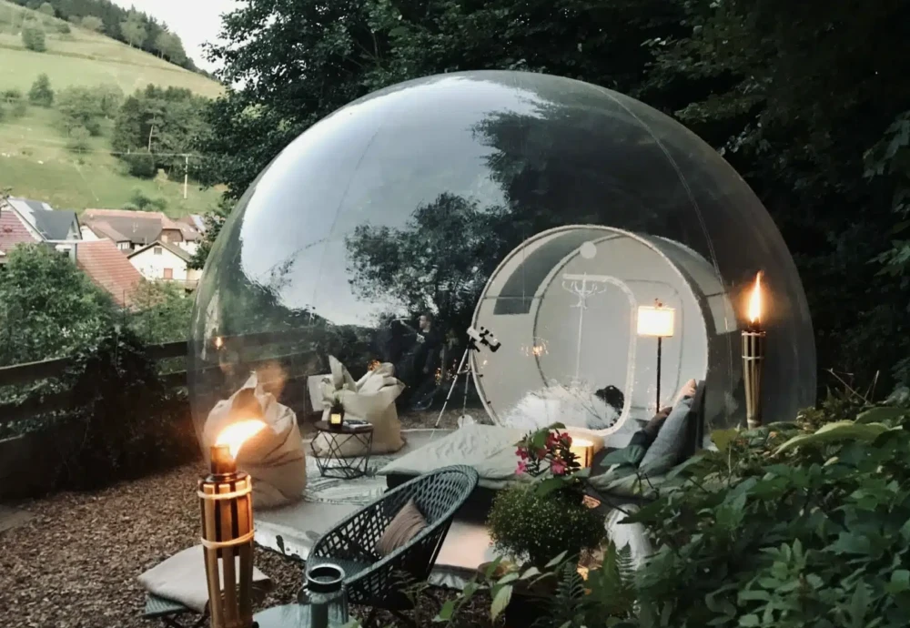 bubble tents for outdoor dining