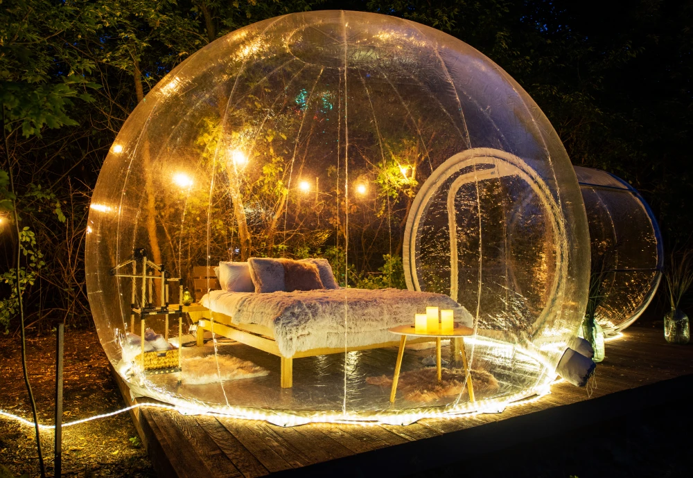 transparent crystal tents