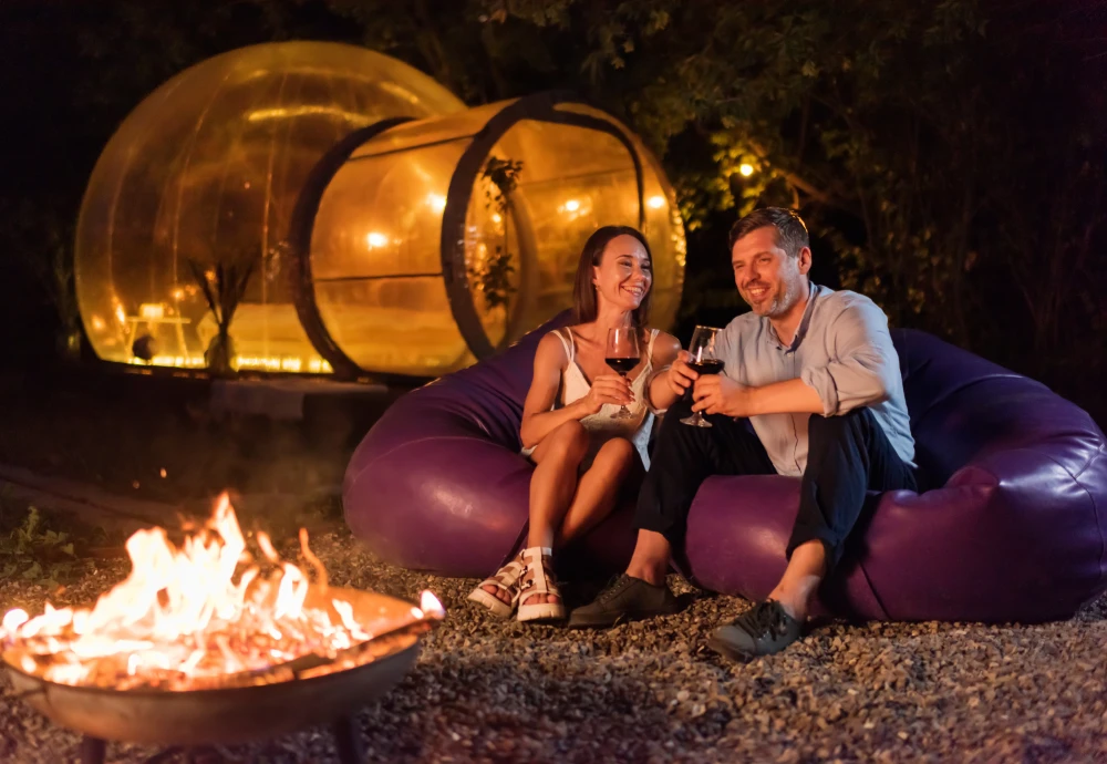 crystal bubble tent