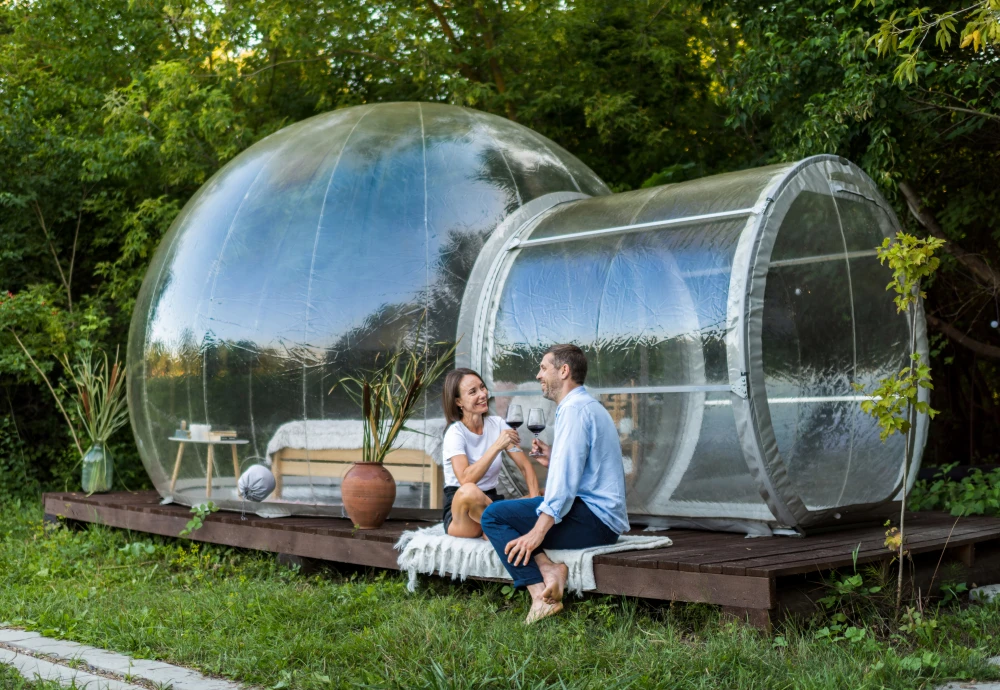 outdoor bubble tents