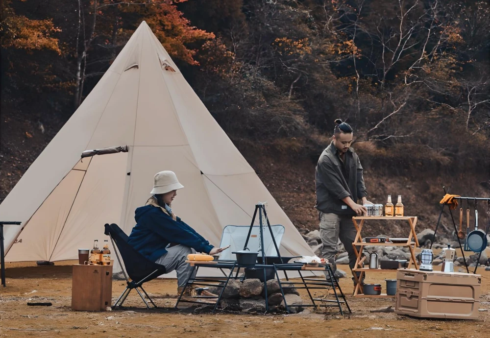 luxe pyramid tent