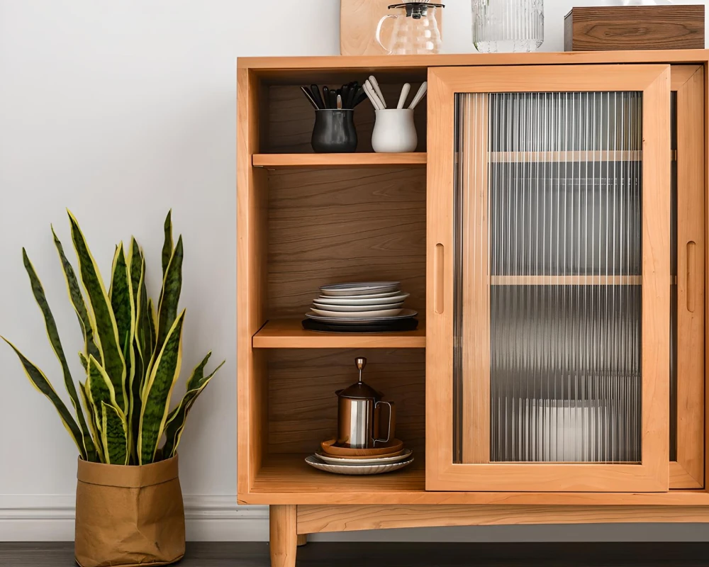 wood sideboard buffet cabinet